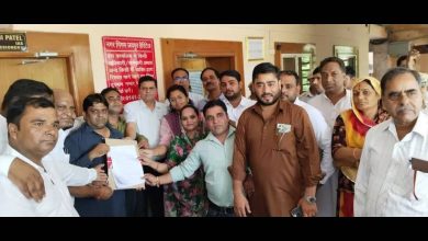 Ruckus on land fraud in Jaipur Municipal Corporation, see in footage, the congress councilors opened in front of mayor Kusum Yadav