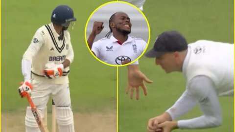 The cleverness of Ravindra Jadeja did not run before Jofra Archer, and Harry Brook got a wonderful catch on the slip; Watch video
