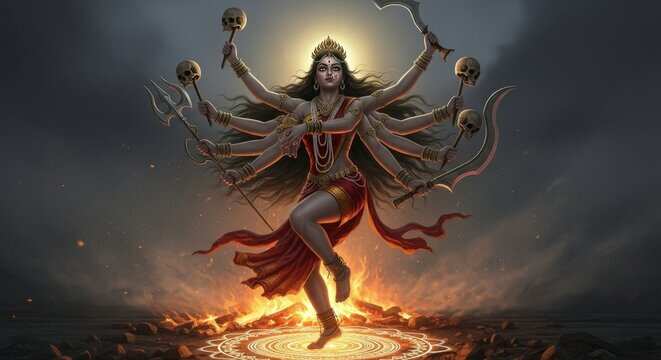 How did Mahakali become mother Kali? Know the mysterious and mythological story of this fiery form of goddess in this 3 -minute mythological video