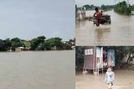 The flood situation in Bihar is serious, shouting of Ganga in Ballia, Begusarai