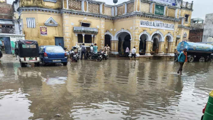 Prayagraj Weather News: Collection Due to rain from morning to afternoon, see how the weather will be on Rakshabandhan tomorrow – Prayagraj rains cause heavy rainfall causing reconciliation, disrupting life