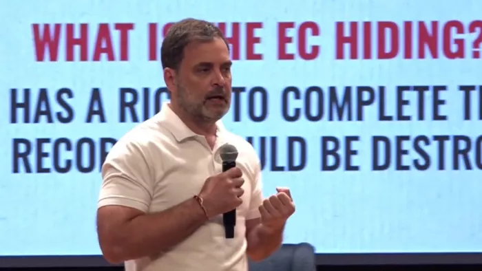 Following the allegations of Rahul Gandhi, the Electoral Commission made milk of milk and water, said on the claims of false voters -Rahul Gandhi -Kieser fraud claims that were deprived of the investigation into the election of the Bengaluru election