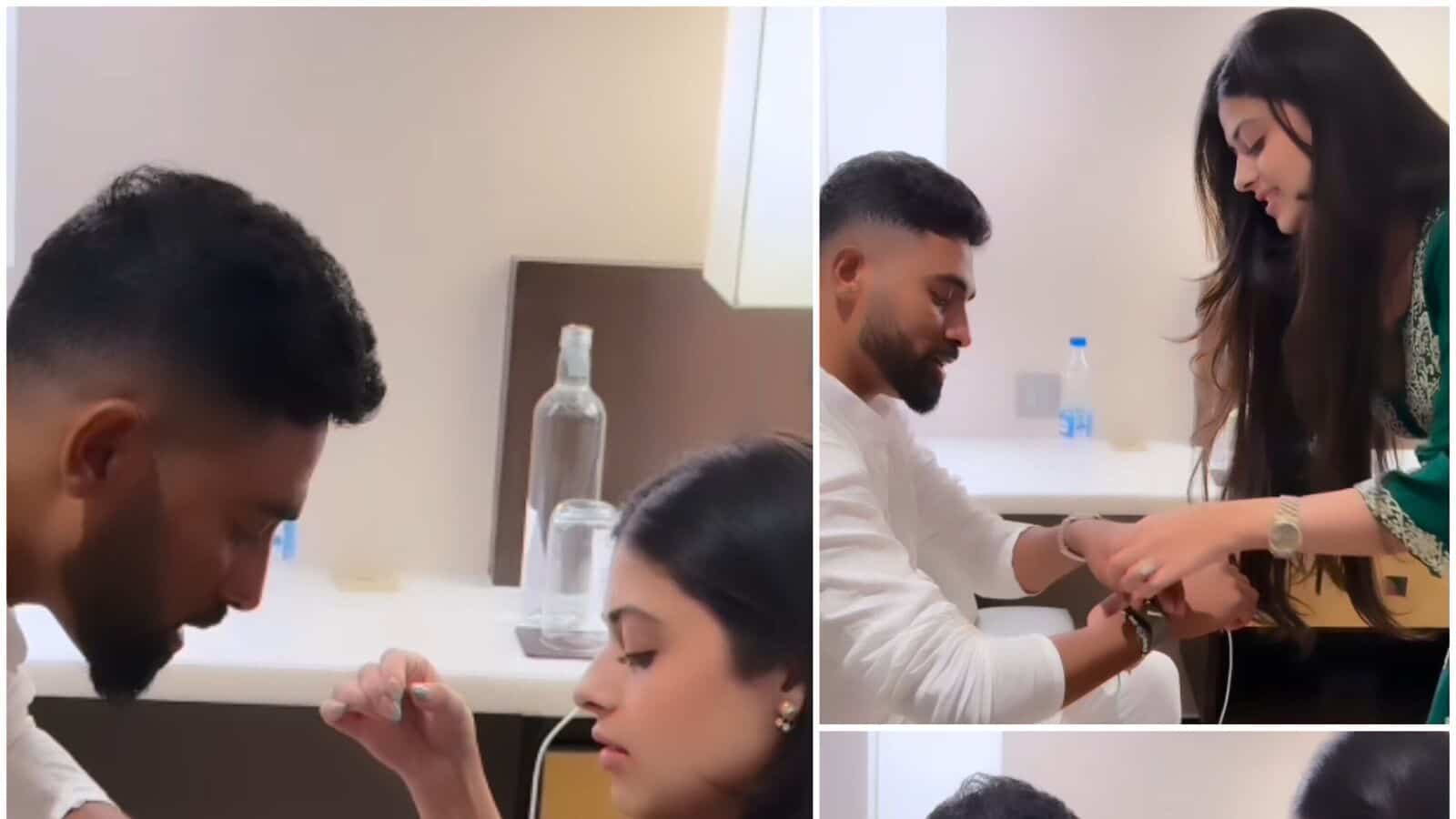 Mohammed Siraj, Zanai Bhosle four Raksha Bandhan Togetra. See viral video
