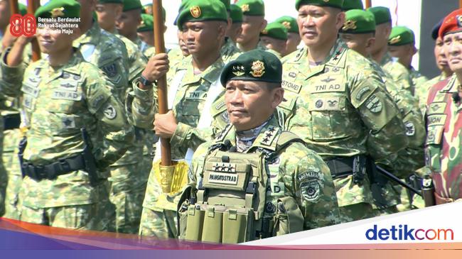 Prabowo Puji Pangkostrad becomes the commander of the ceremony: Letjen leads from the front