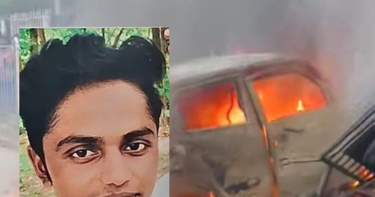 Save Bachao screaming … Jinda Burnt Delivery Boy to a car collision; Death