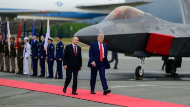 Viral Video: B-2 bombers, F-35-Jets rises overhead as Trump, Putin meets at Tarmac in Alaska-‘absolutic.