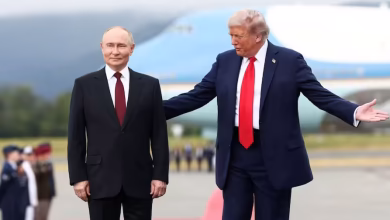 Donald Trump welcomed the Russian president in Alaska, video went on social media viral