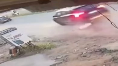 The retired army captain, a victim of Hit and Run in Jaipur, tragic accident scene caught in CCTV footage