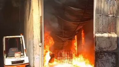 اندلاع ح ريق هائل في منطقة #السبتية