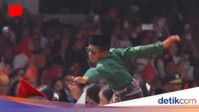 ‘Aura Farming’ Run Pathway enriched the Republic of Indonesia commemoration in the palace, the minister joined the dance