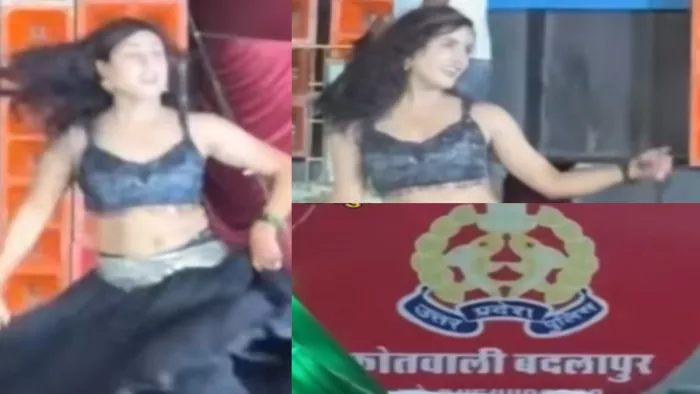 Munni was notorious at JanMashtami at the Badlapur police station …., Kotwal was suspended on porn dance -Badlapur Kotwal was suspended for obscene dance in the police station on JanMasktami in Jaunpur