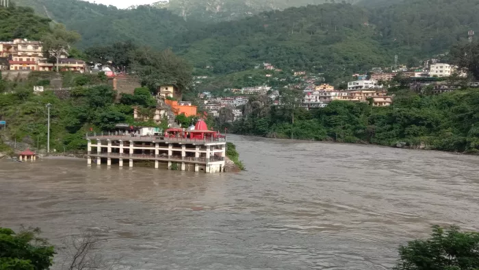Heavy Rain Warning: Rivers flowing on the danger mark in the baby Kedar district