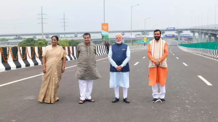 The CM of Delhi -haryana expressed gratitude for the inauguration of Delhi Khand and Urban Extension Road of Dwarka Expressway