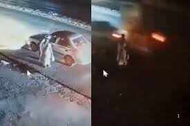 The negligence of the taxi driver in Noida: car has driven to avoid police control, family breath