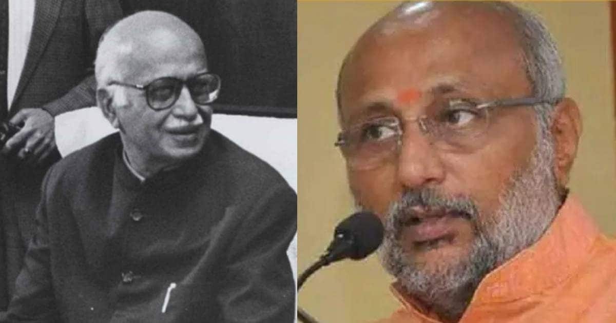 Radhakrishnan stood in the election, the rally of Advani was then, then Danadan Blast, to
