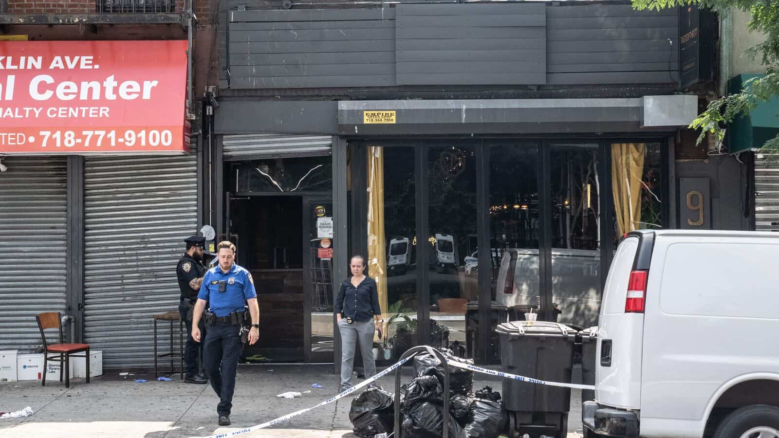 Brooklyn Mass Shooting Horror: Within ‘Taste of the City Lounge’, Blood Stripes on the Floor, Distributed Items | Watch