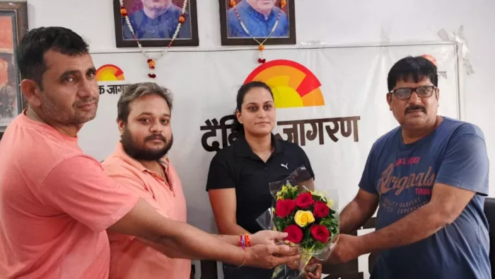 Haapur News: Riya Verma returned after winning five medals from America – Thanks Dainik Jagran – Haapurs Ria Verma wins big at World Police Games 2025 Swimming Success