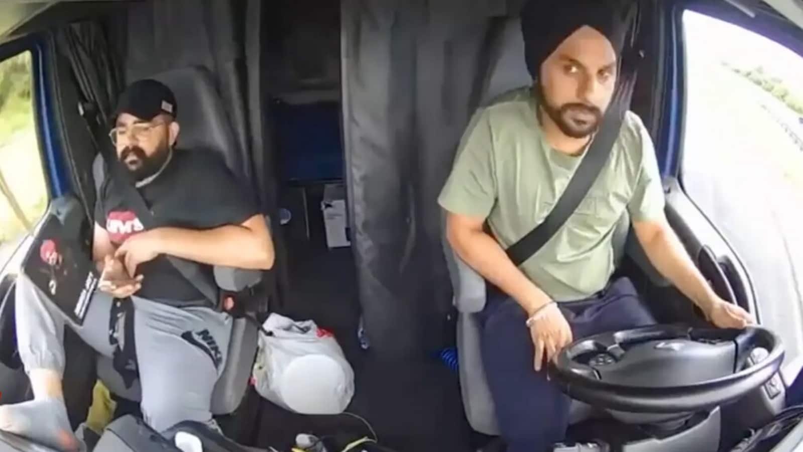 Harjinder Singh stands before the deportation of us: shocking footage shows semi-truck management