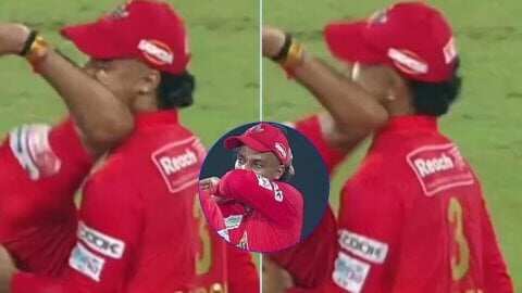 The celebration of the wicket had to be expensive, this bowler’s elbow celebration was received directly by Ayush Badoni