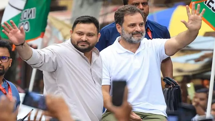 Vote Adhikar Yatra: Rahul Gandhi became upset again … permission to stay in the Navagachiya Court’s premises; Voting rights Yatra with Tejashwi Yadav on 22 – Rahul Gandhi Last News: Rahul Gandhi of Congress Rahul Gandhi may not spend the night in Naugac