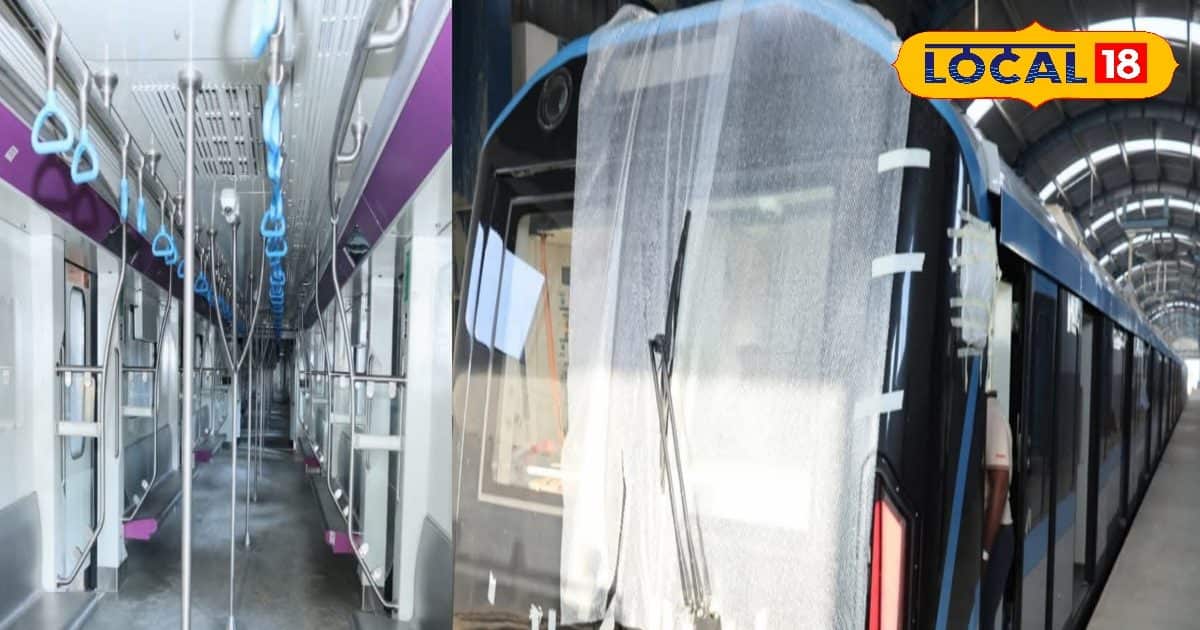 Suddenly Nitish Kumar comes to see the subway, you also see the photo in the train will run on this route