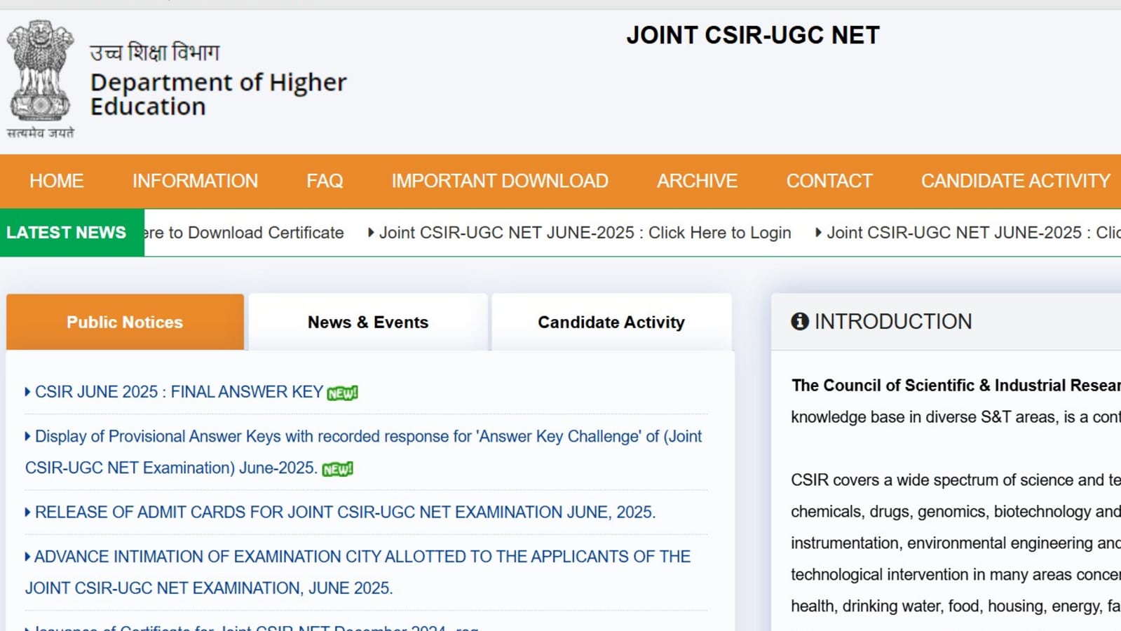 Csir Net Result 2025 Live: NTA to release scores soon on csirnet.nta.ac.in; Here’s how to check the scorecard, other detail