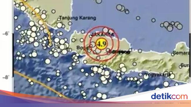 The Bekasi earthquake made residents of Purwakarta scattered, felt in Bandung