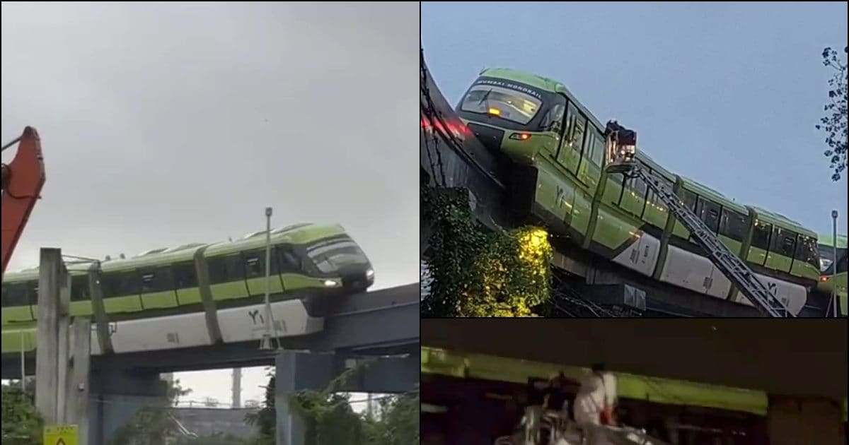 Monorail’s capacity only 104 metric tons and climbed … The reason for the Mumbai crash came out
