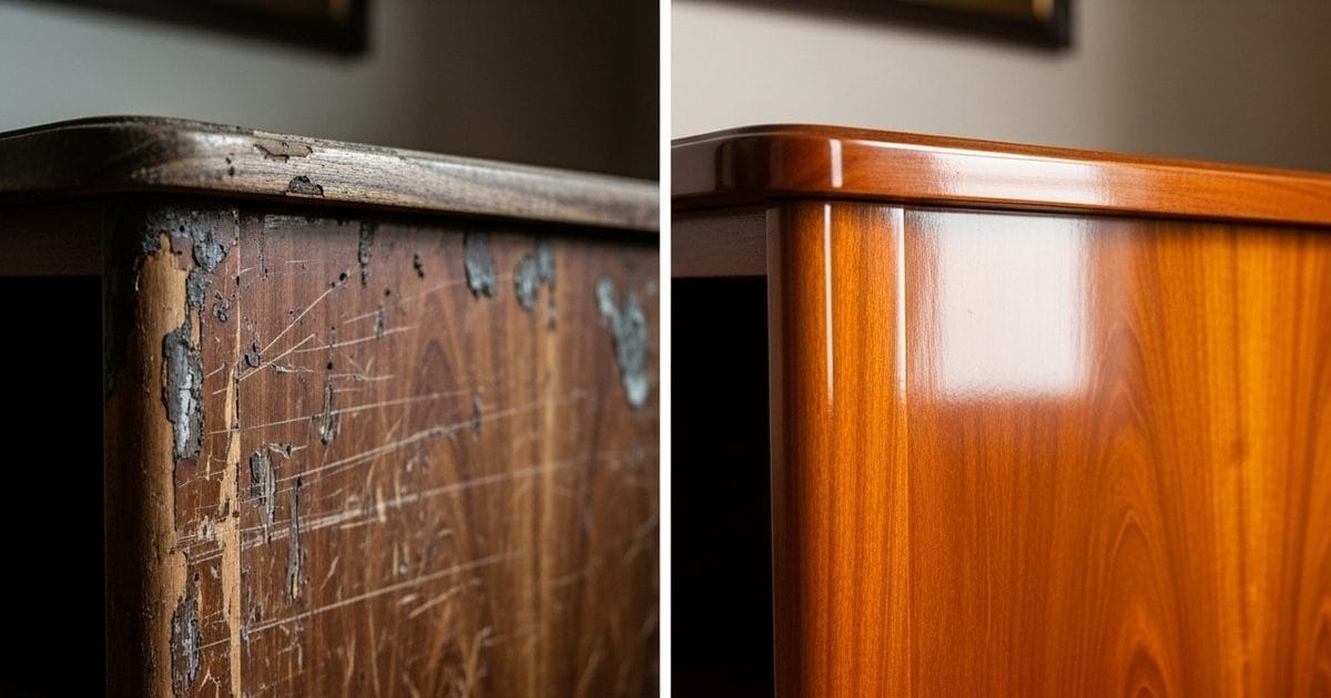 Furniture has come into scratches, without spending money, it will become completely new, if not sure, see if you do not believe