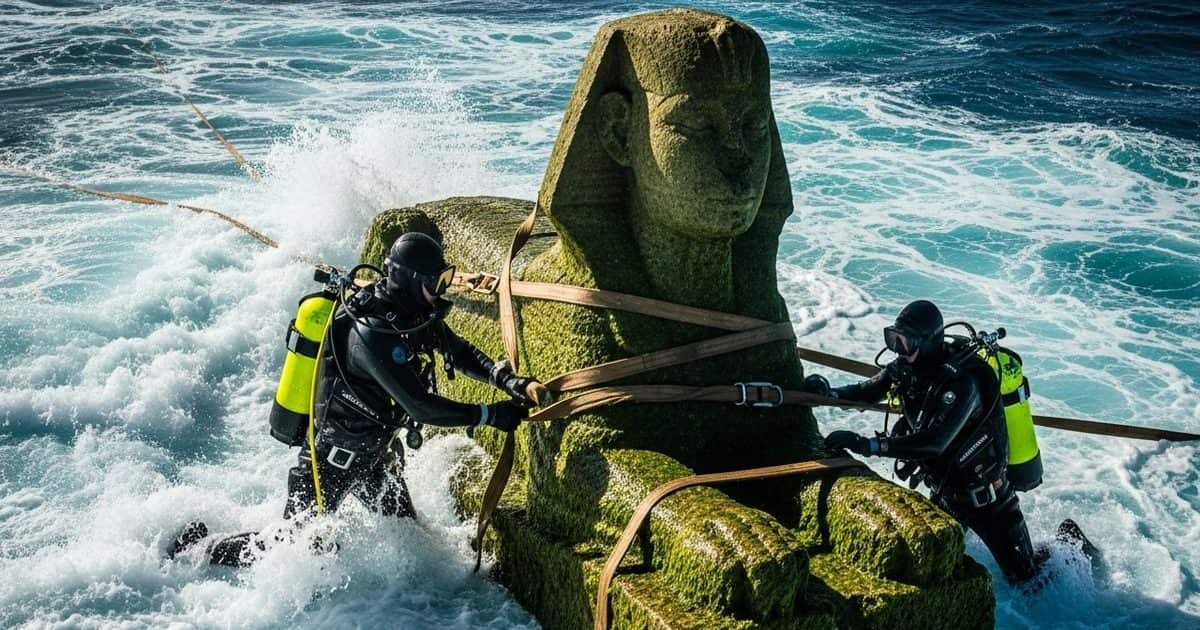 2000 -year -old city found in the Egyptian Sea, the treasure of Pharaoh who comes out of the water, all shocked