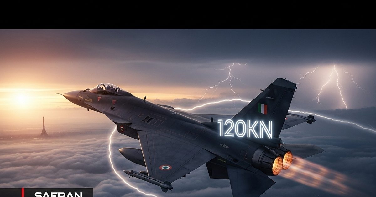 Safran will make 120KN engine, the agreement in India-France Amca will make the King of Sky