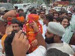 Shiv Mla Ravindra Singh Bhati reached Udaipur, in the video Shravan Kumbh Mahotsav included