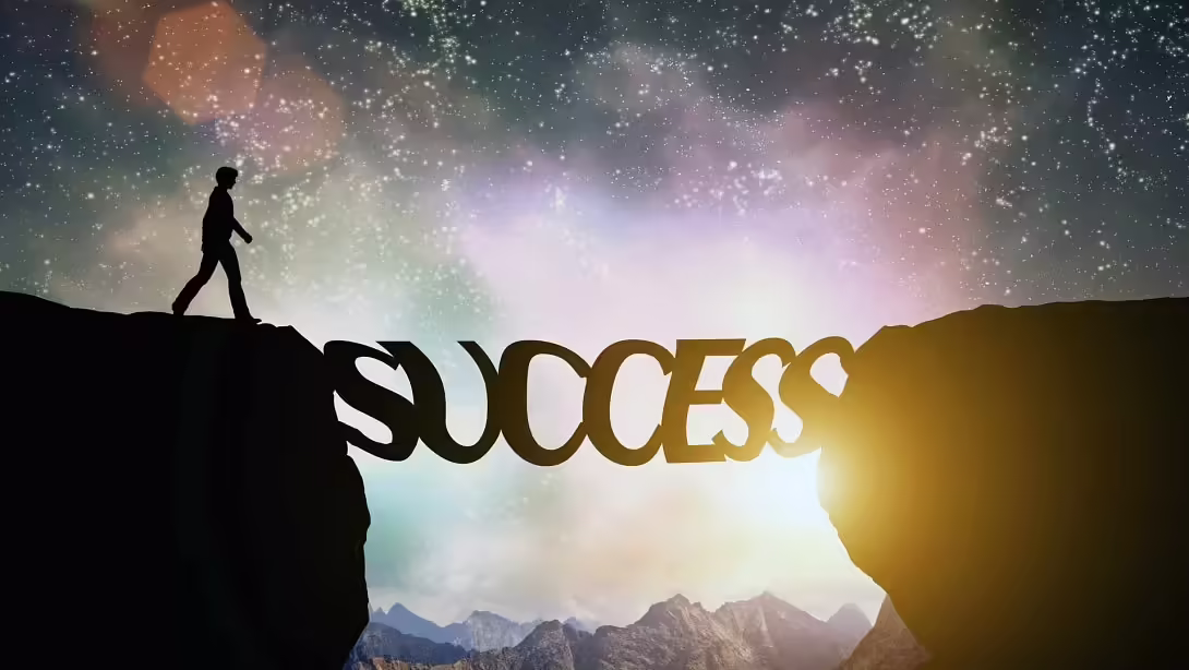 Identification is made by Karma, not by happiness, in this 3 -minute video of how hard and dedication only produces real success