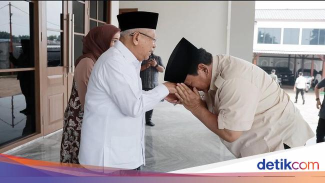 Prabowo visit Ma’ruf Amin, Sungkem-Bahas Nation Development