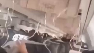 فيديو | هلع وذعر بين الركاب والمضيفات على متن طائرة عراقية متجهة من النجف إلى بيروت ، بسبب عطل…