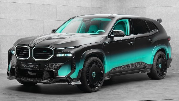 تعديل مميز ل BMW X M .. لمسات مانسوري بلون الفيروز