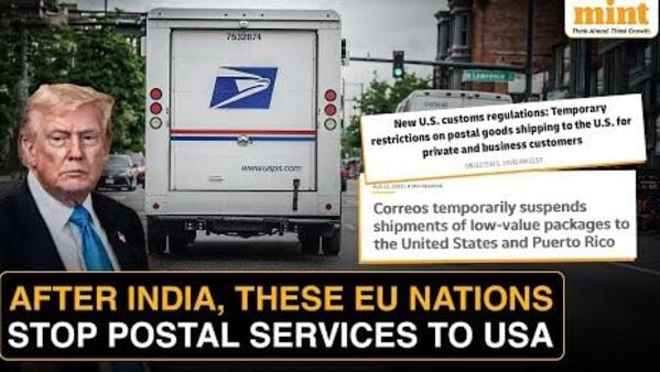 European postal services also suspend services to the US