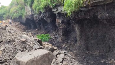 Dhanbad-Chandrapura track route again threatened the existence, exposed a new mouth of illegal mining