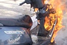 Sudden explosion in electric scooty in lalsot, see a major accident in footage in footage