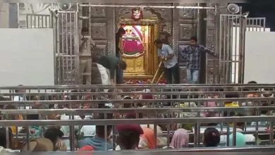 Special cleaning and make -up in baby shyam temple: Darshan for dedicated temporarily closed