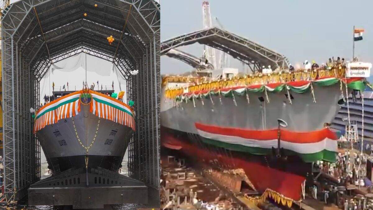 Indian Navy released a video of Udayagiri-Himgiri made the complete preparation to get rid of enemies in the sea