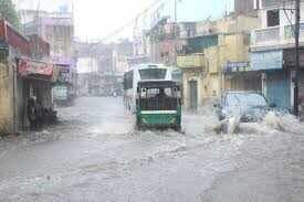 Torrental Rains has 50 years record in Nagaur, the lower area of ​​the city underwater