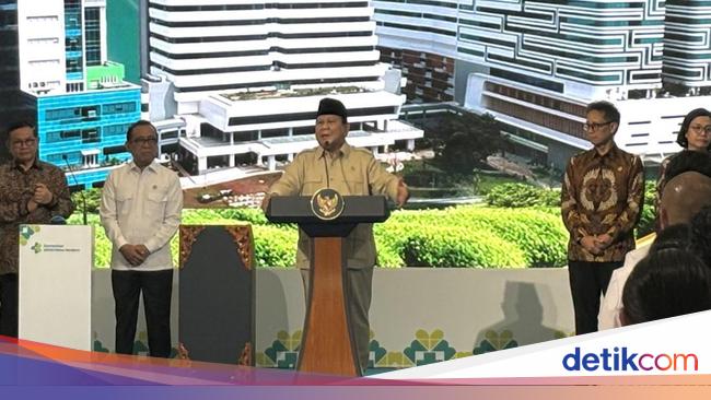 Prabowo’s message to a specialist doctor at RSPON: Must be enough rest