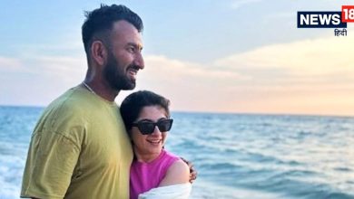 Cheteshwar Pujara, along with a 6 -month -old girl, told his wife to leave