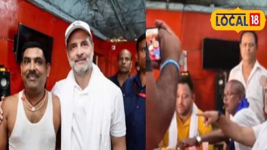 Rahul Gandhi’s unique style, drink tea on Dhaba, 1000 rupees in exchange for 100 rupees