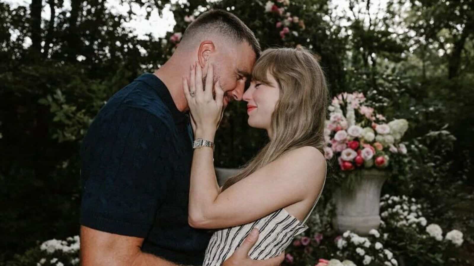 Taylor Swift, Travis Kelce is engaged! Fans flood social media with tears and screams, “Someone calms me down!”