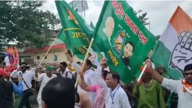 Voting rights Yatra, the convoy of Rahul Gandhi reached Madhubani with two hours, enthusiasm among workers at its peak