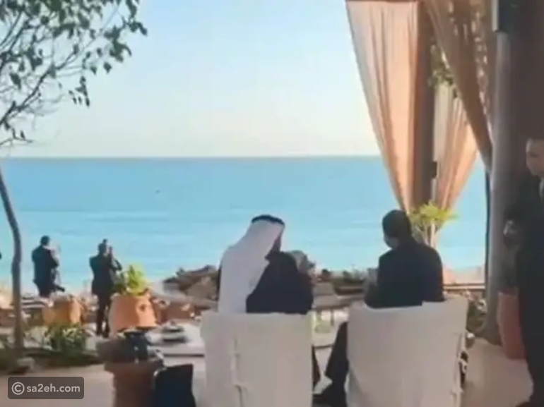 محمد بن زايد والسيسي يتناولان الإفطار على أحد شواطئ العلمين