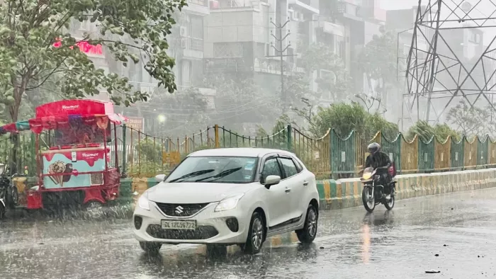 Again Delhi: When does the rain stop in Delhi? Right now it will rain badly, IMD has given a big weather update – NCR Delhi Weather Update Rain Forecast and Air Quality Update