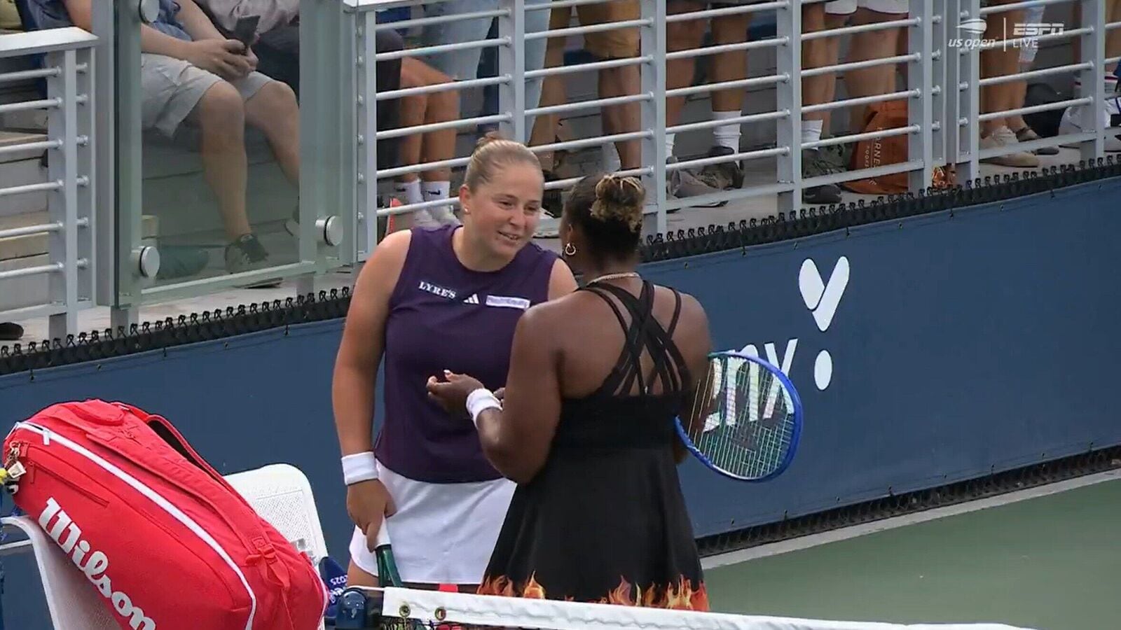 US Open 2025: Taylor Townsend, Jelena Ostapenko is working on Heated Exchange Post match. See what happened